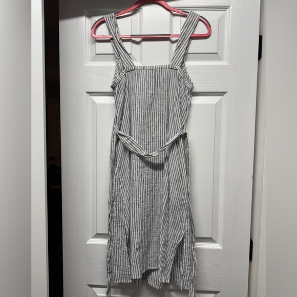 Lucky Brand Lana Button Front Dress in Blue Multi, Size: S - Picture 5 of 5